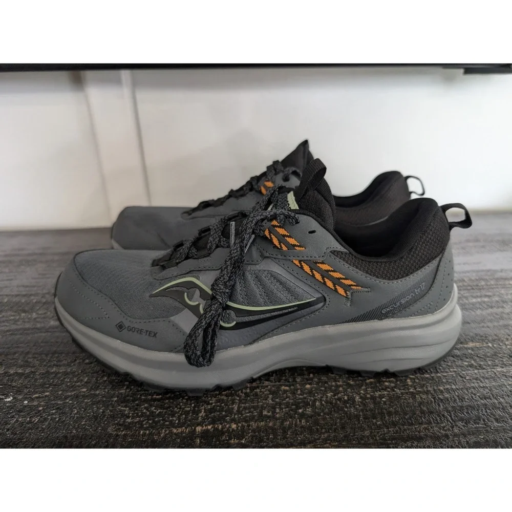 SAUCONY MEN'S EXCURSION TR 17 GTX GORE-TEX RUNNING SHOES GRAY Size 11 Excellent - Picture 11 of 11